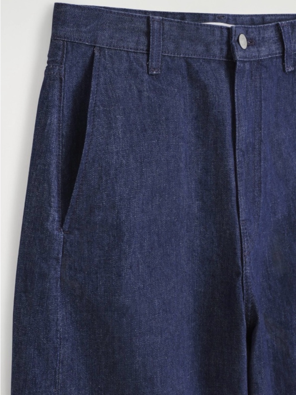 COS Relaxed Wide-Leg Jeans in Dark Indigo